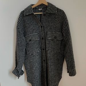Arket plaid shacket